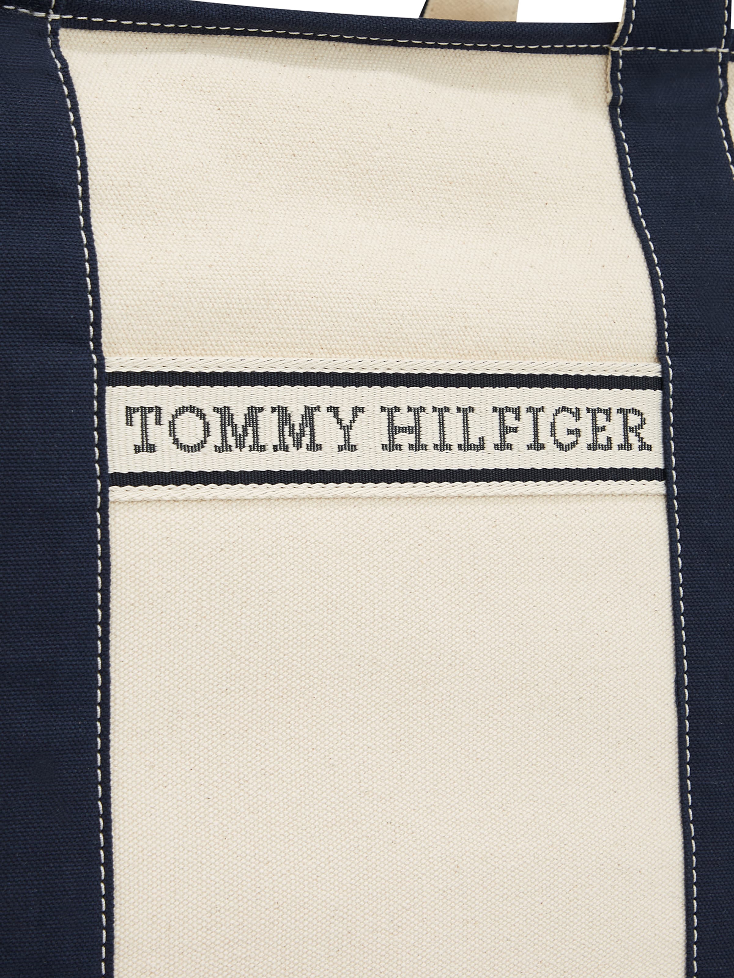 TOMMY HILFIGER Beach bag in Beige