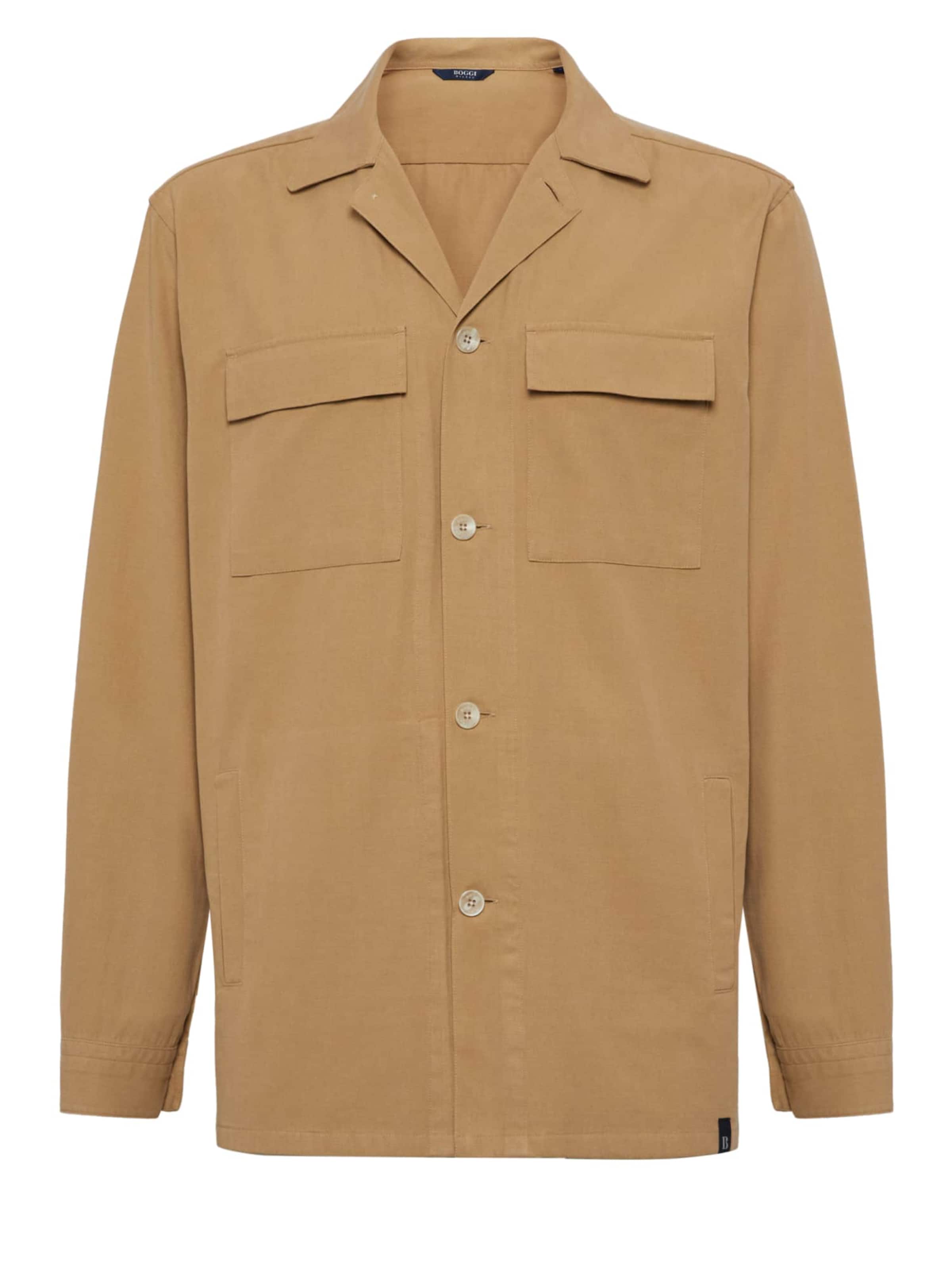 Giacca di mezza stagione di Boggi Milano in beige: frontale