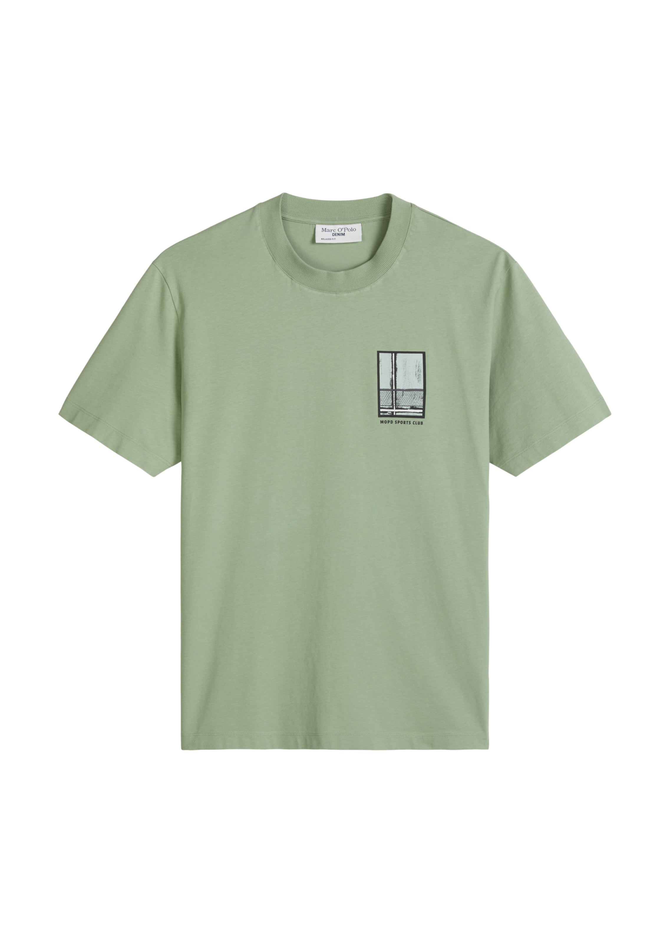 Marc O'Polo DENIM Shirt in Groen: voorkant