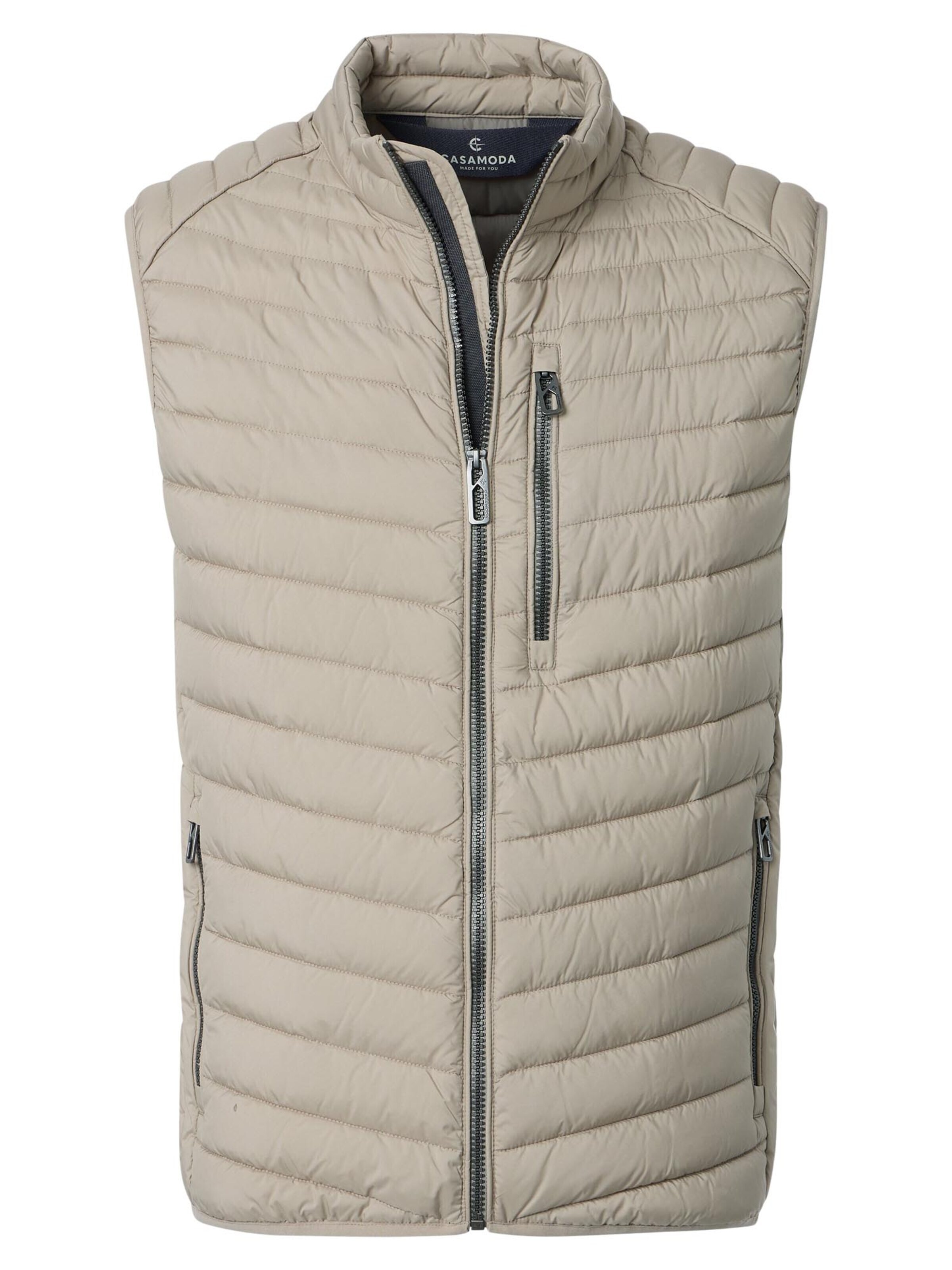 CASAMODA Weste 'Basic'‌‌‌‌‌‌‌ in Beige: Vorderseite