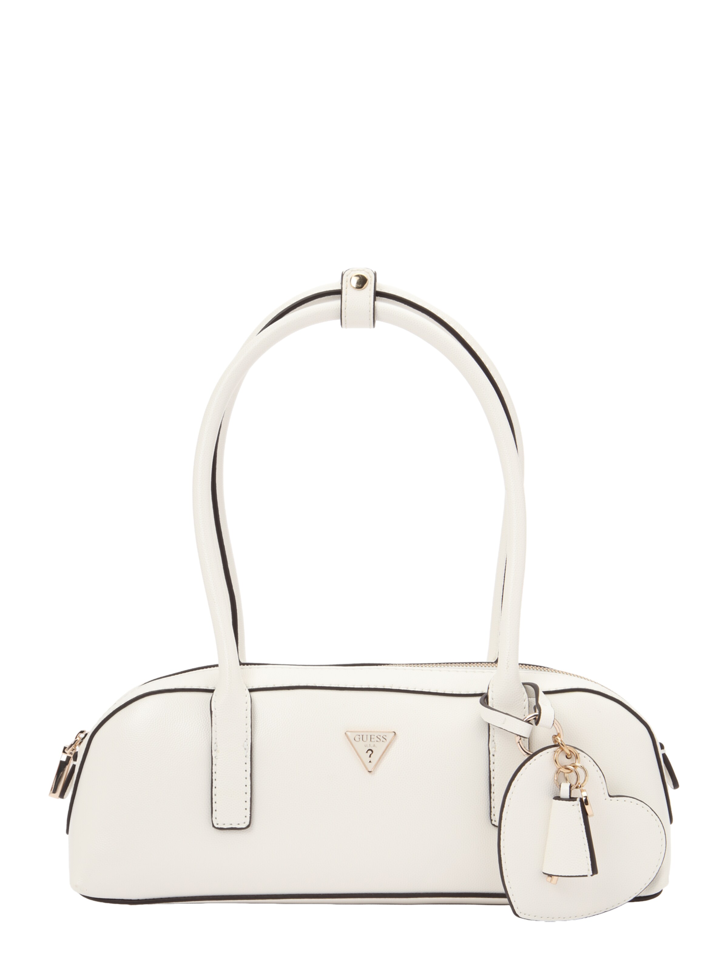 GUESS Olkalaukku 'Isobel' värissä valkoinen: etupuoli