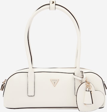 GUESS Olkalaukku 'Isobel' värissä valkoinen: etupuoli