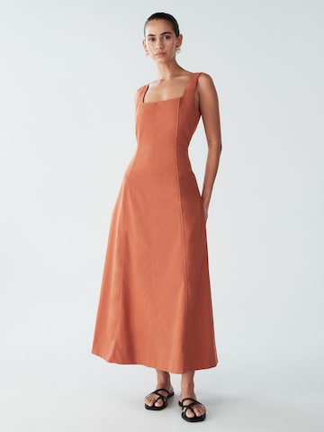 St MRLO Evening dress 'Maizy' in Orange: front