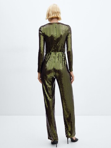 MANGO Jumpsuit 'Xhutton' in Green