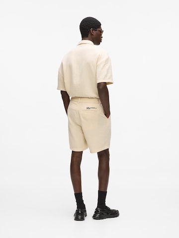 Regular Pantalon à pince KARL LAGERFELD JEANS en beige