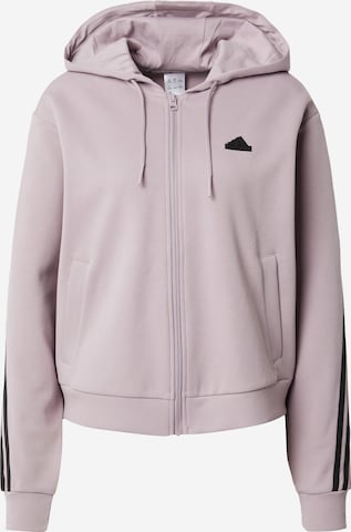 ADIDAS SPORTSWEAR Sportief sweatvest in Lila: voorkant