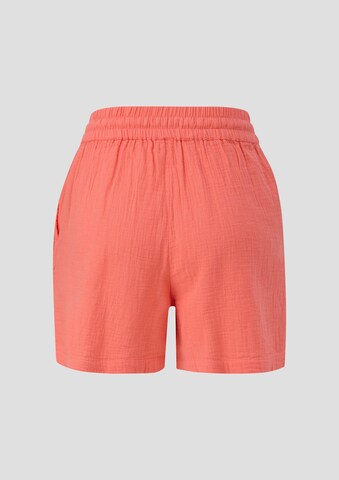 QS Regular Pants in Orange