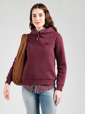 GANT Sweatshirt in Rood: voorkant
