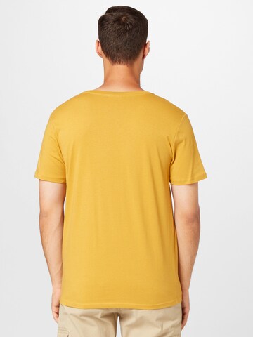 GREENBOMB Shirt 'Bike Uptown' in Yellow