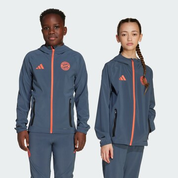 Veste de sport 'FC Bayern München Tiro 25 Competition' ADIDAS PERFORMANCE en gris : devant