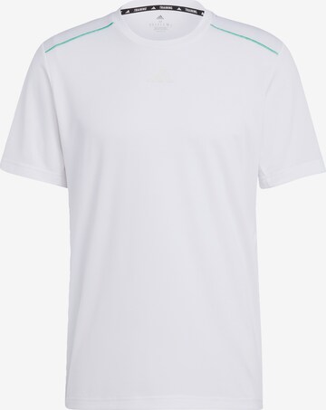 T-Shirt fonctionnel 'Workout Base' ADIDAS PERFORMANCE en blanc : devant