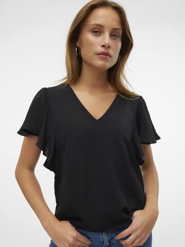 VERO MODA Blouse 'ALVA' in Zwart
