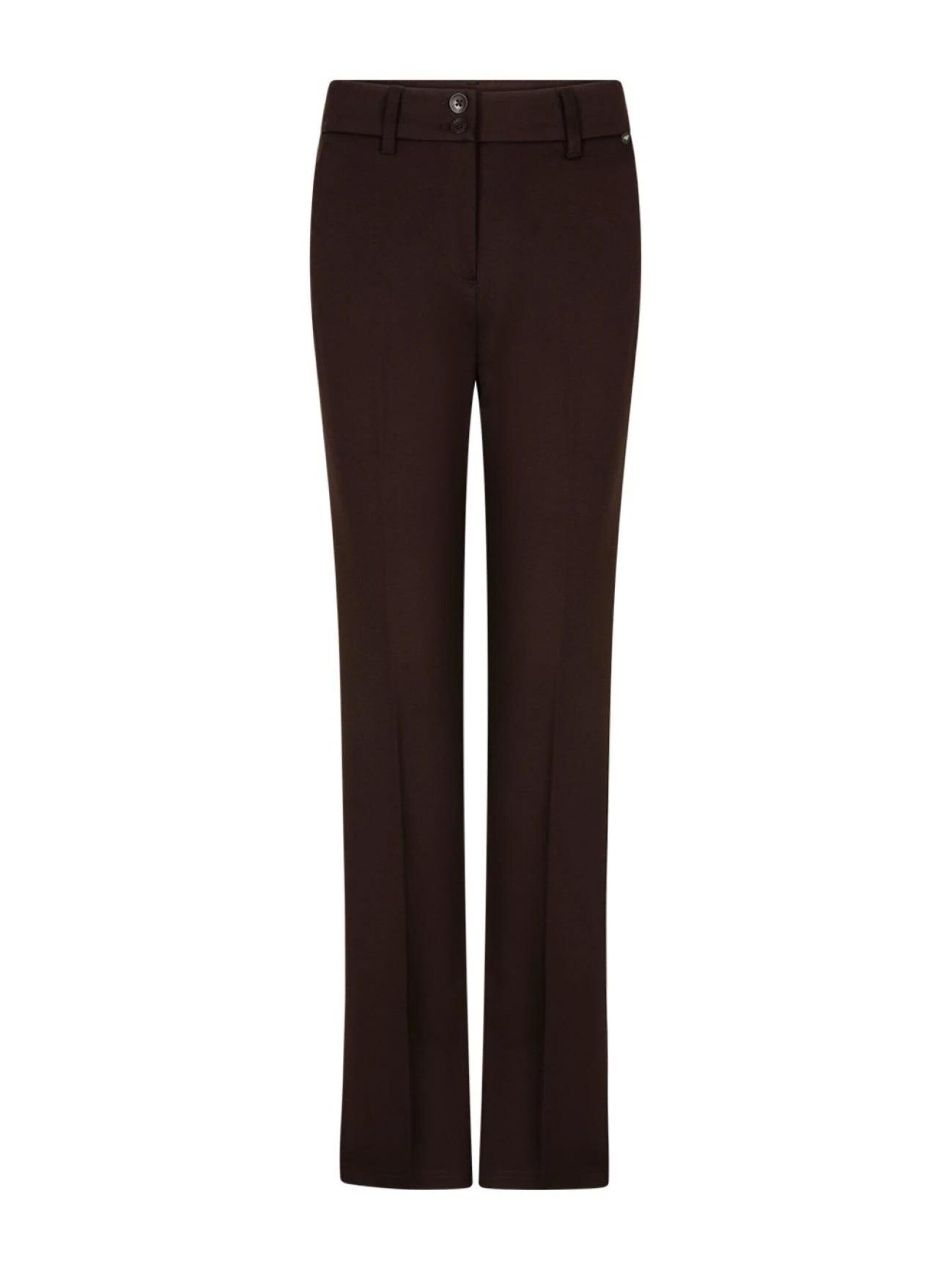 Red Button Regular Broek 'Bibette' in Bruin: voorkant