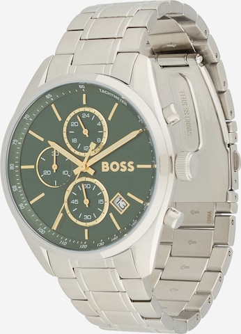 BOSS Analoginen kello 'Grand Prix 44' värissä hopea: etupuoli