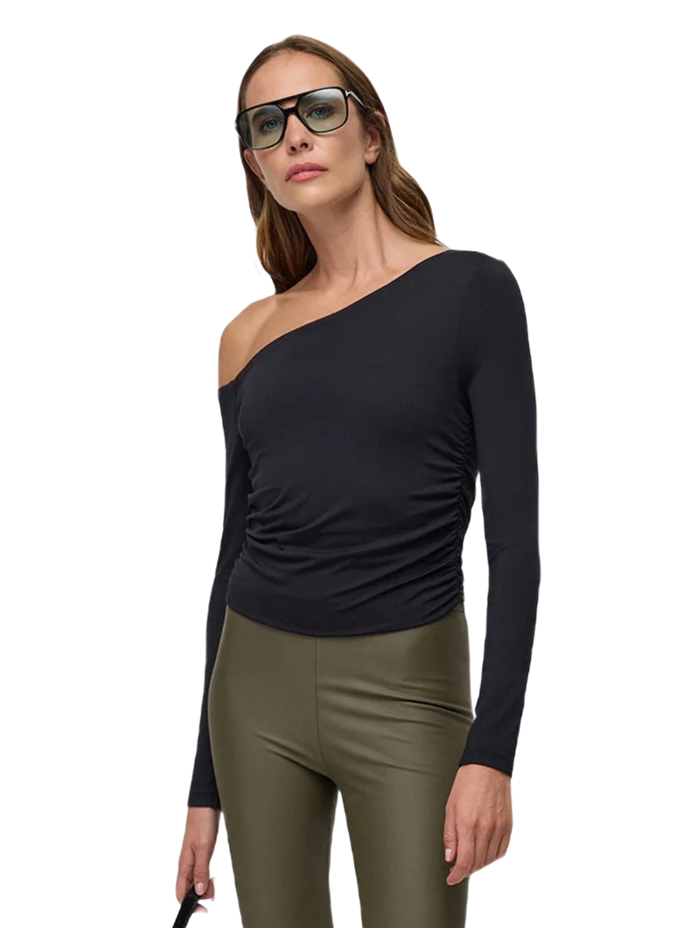 No Matter What Shirt in Black: front