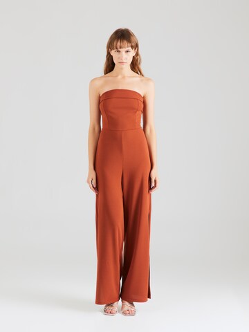 WAL G. Jumpsuit in Oranje: voorkant