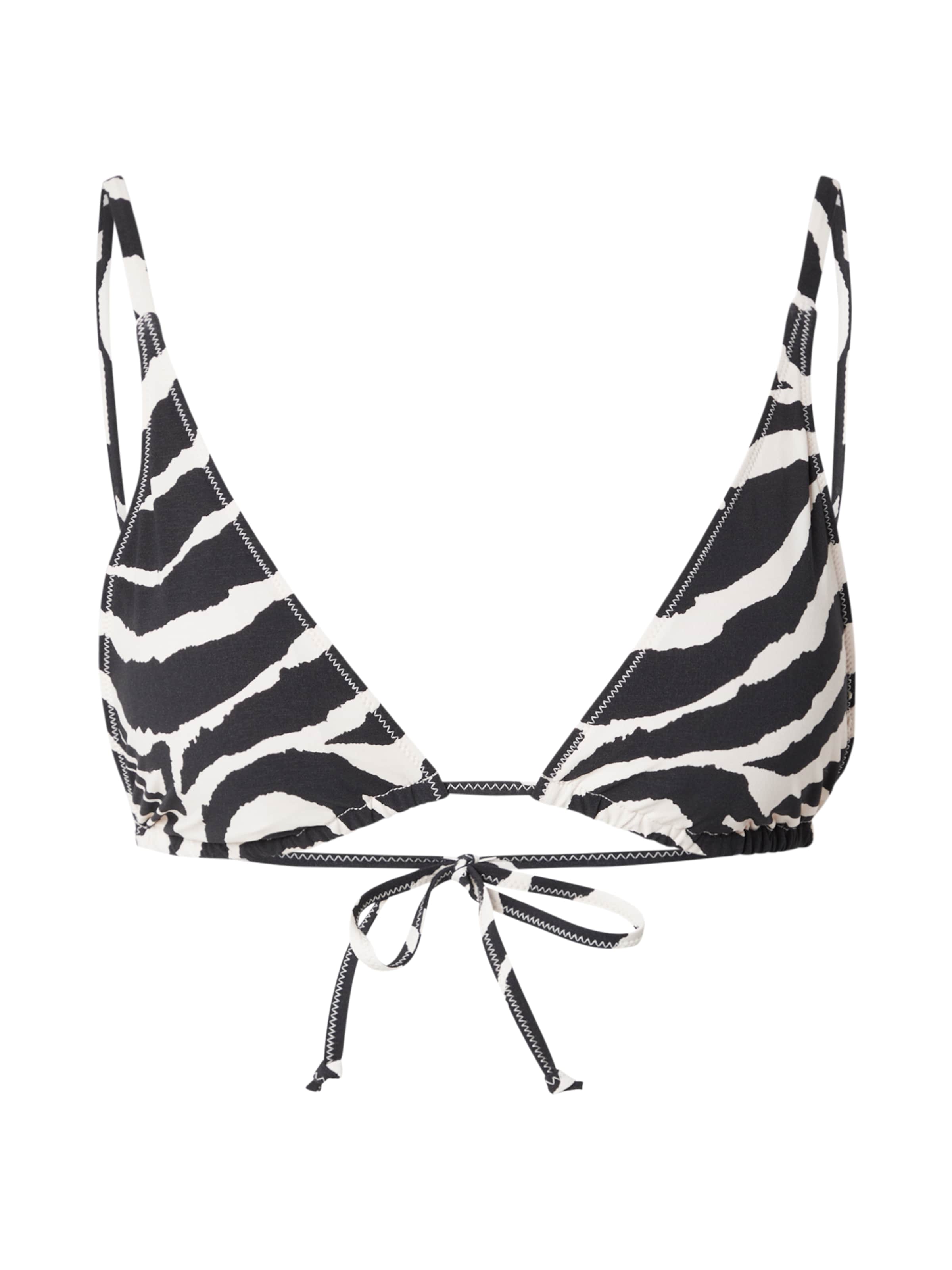 LOVE Stories - Triangular Top de biquíni 'JOLLY' em preto: frente