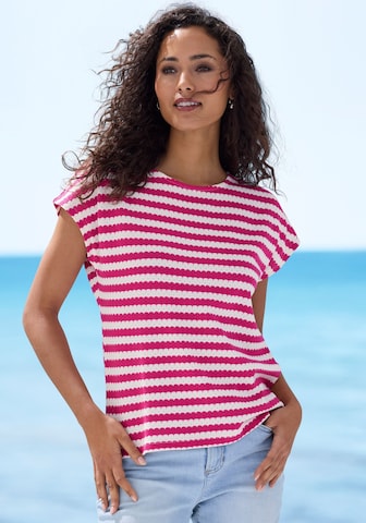 H.I.S T-shirt i rosa: framsida
