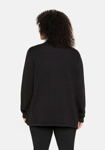 SHEEGO Knit cardigan in Black