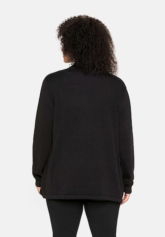 SHEEGO Knit cardigan in Black