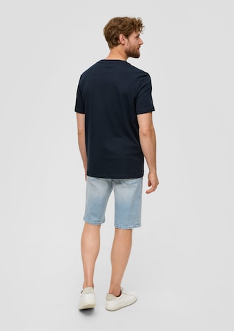 T-Shirt s.Oliver en bleu : derrière