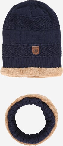INDICODE JEANS Beanie 'Siracusa' in Blue: front