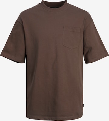 JACK & JONES Shirt 'BLAKAM' in Brown: front