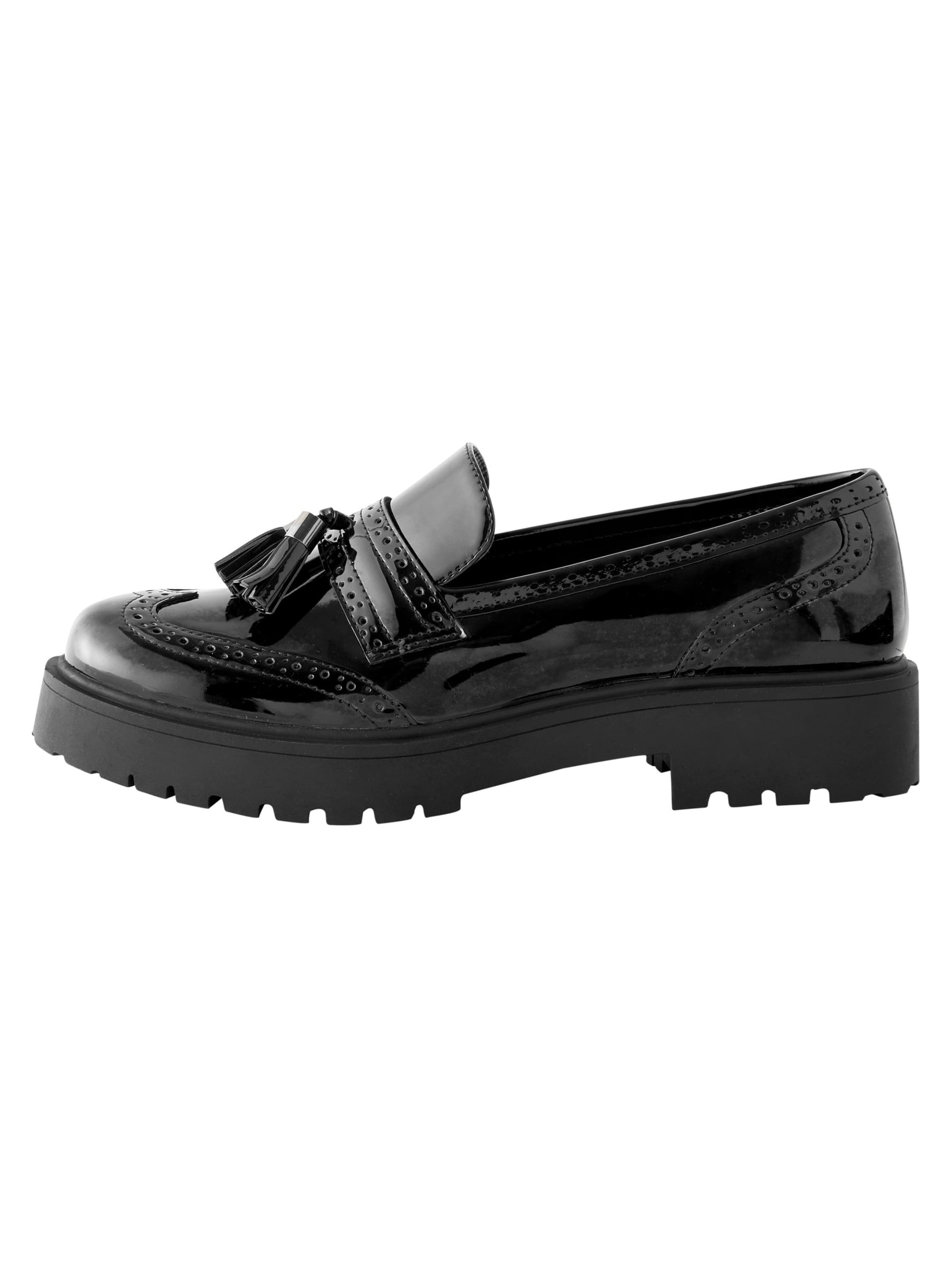 Next - Sapato Slip-on em preto: frente