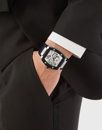 Montre à affichage analogique 'The $keleton' Philipp Plein Watches en noir