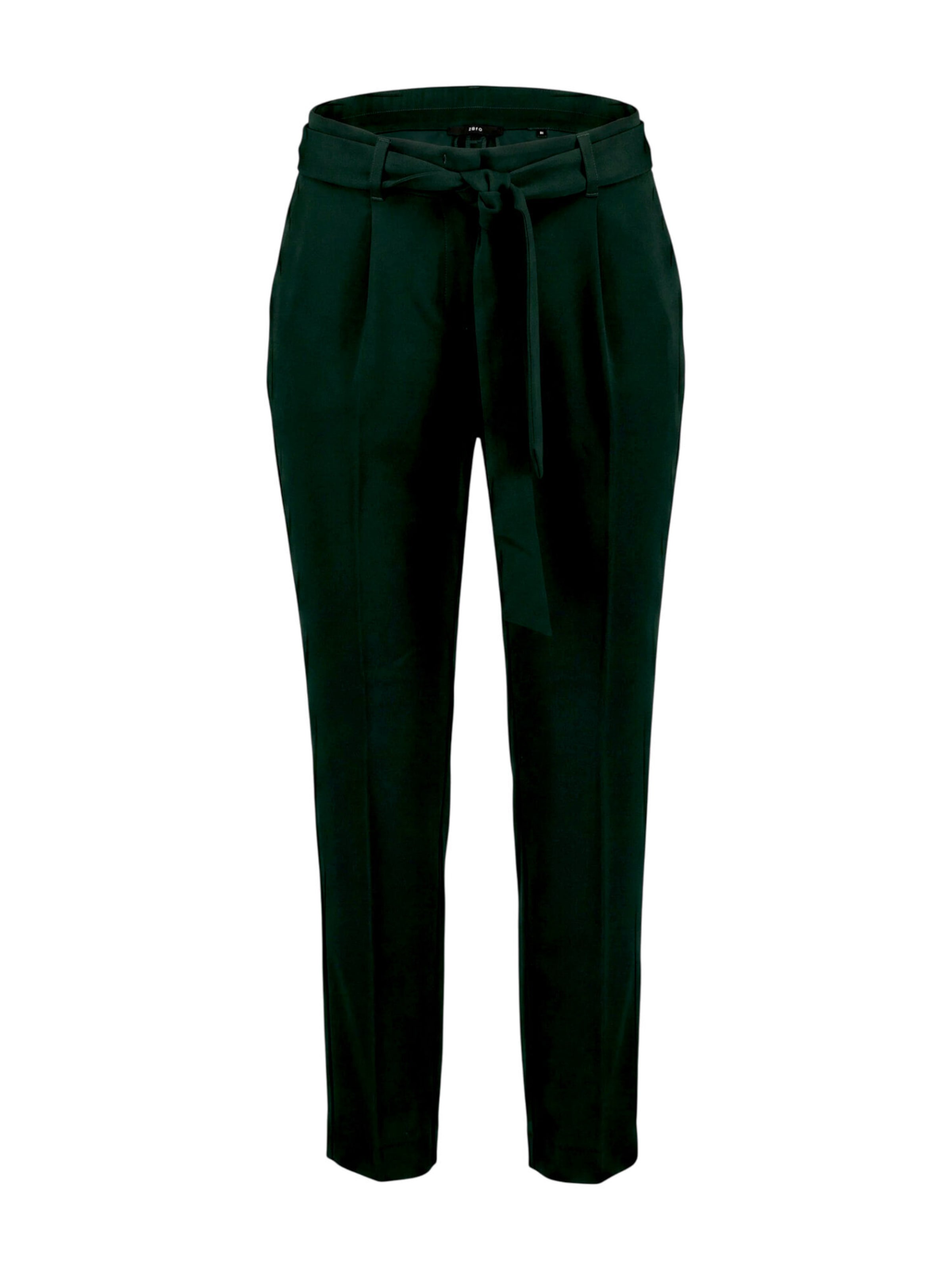 Slimfit Pantaloni di zero in verde: frontale