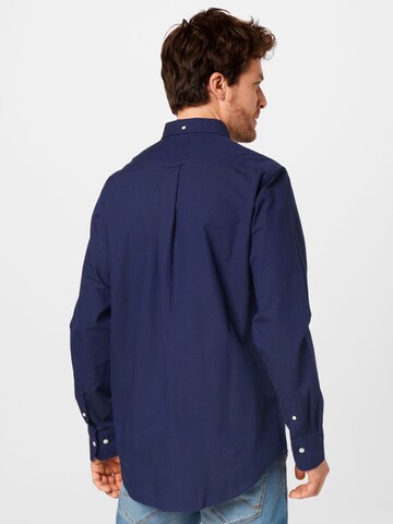GANT Regular fit Button Up Shirt 'BEEFY' in Blue