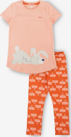 SIGIKID Schlafanzug 'Pyjama Kinder Schlafanzug' in Orange: Vorderseite