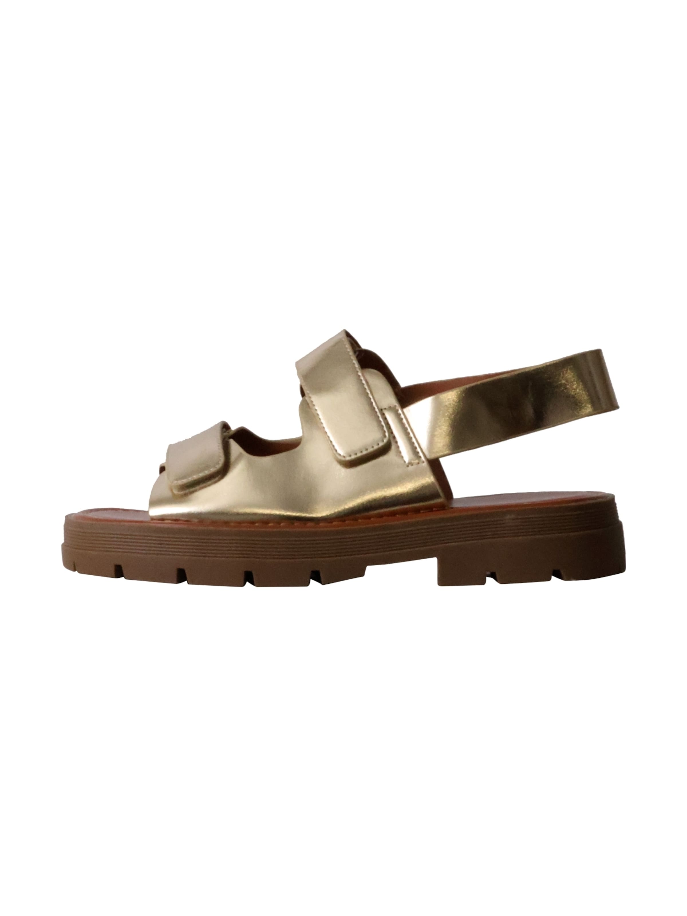 Super Mode Sandale‌‌‌‌‌‌‌‌‌ in Gold: Vorderseite
