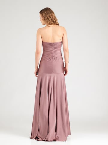 mascara Evening Dress in Purple