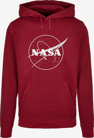 Merchcode Sweatshirt 'NASA - Galaxy' in Red: front