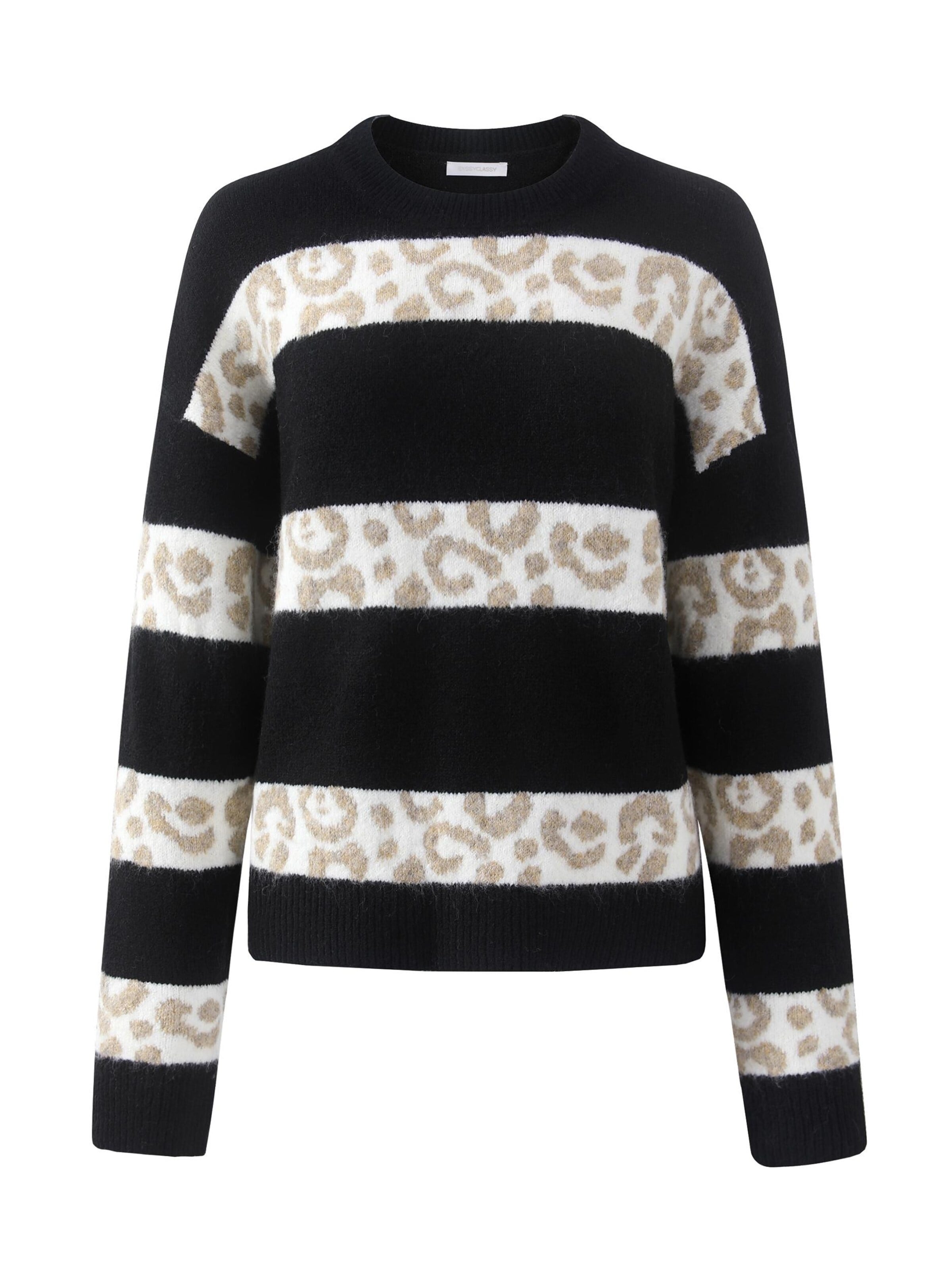 SASSYCLASSY Pullover‌‌ in Schwarz: Vorderseite