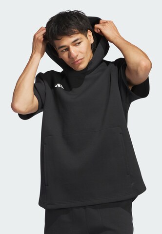 Sweat de sport 'Dugout' ADIDAS PERFORMANCE en noir : devant