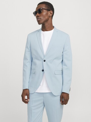 Coupe slim Veste de costume 'JPRFranco' JACK & JONES en bleu : devant