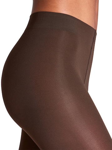 FALKE Tights 'Seidenglatt' in Brown