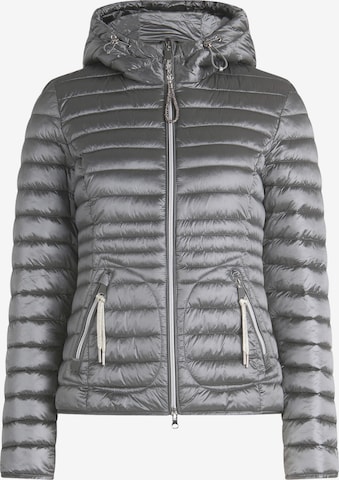 Cartoon Winter Jacket in Grey: front
