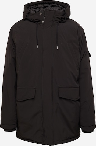 BURTON MENSWEAR LONDON Zimska jakna | črna barva: sprednja stran