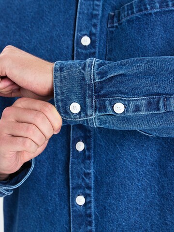 Dxnmxrk Shirt 'DXFabian' in Blauw