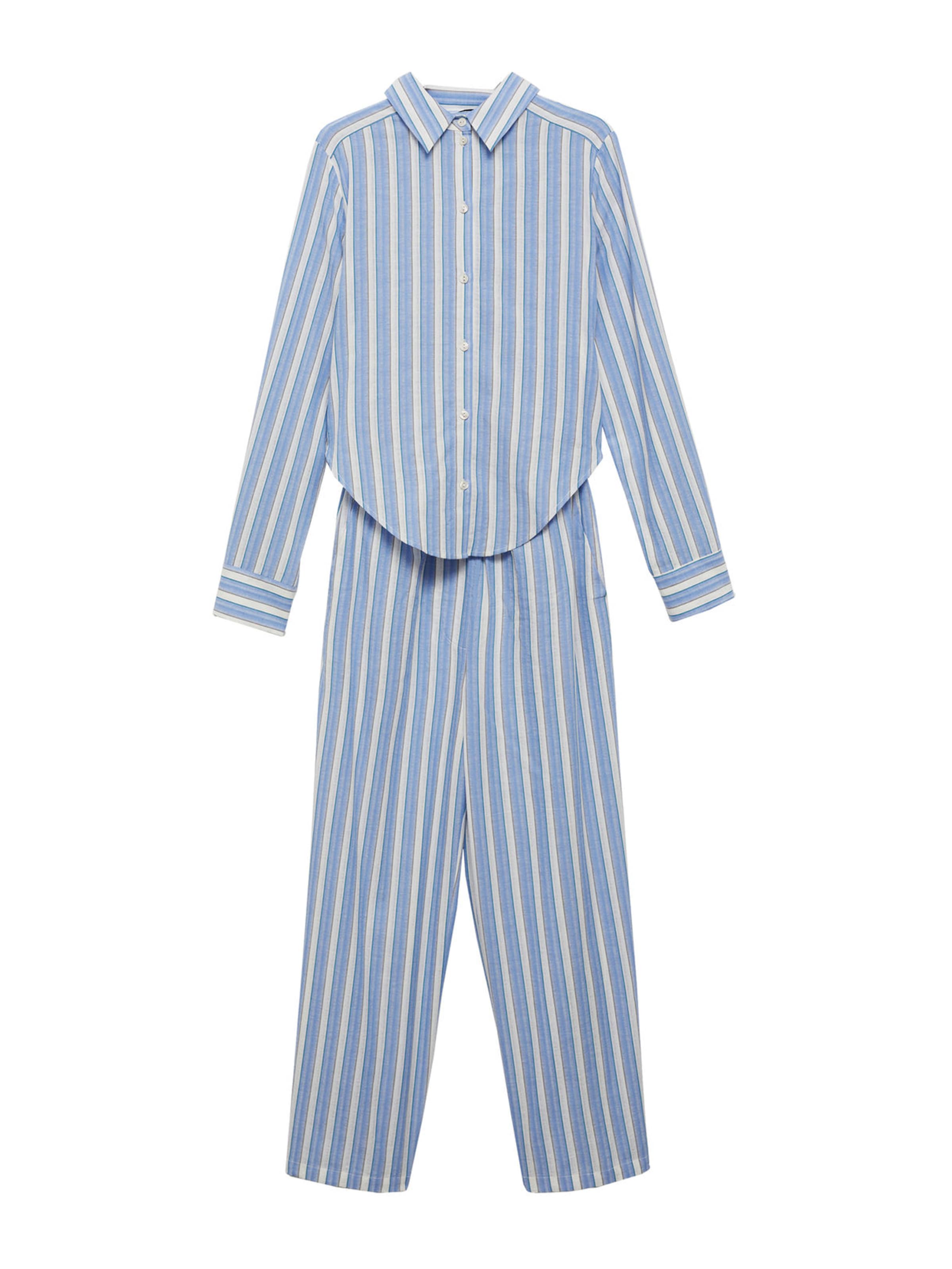 MANGO Byxdräkt 'Elsa' i blå: framsida