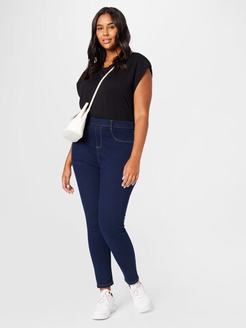 Dorothy Perkins Curve Skinny Jeggings 'Eden' in Blue