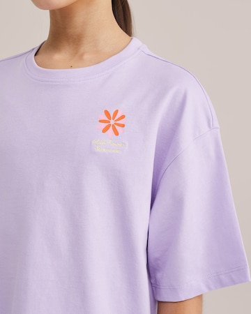 WE Fashion Футболка в Лиловый