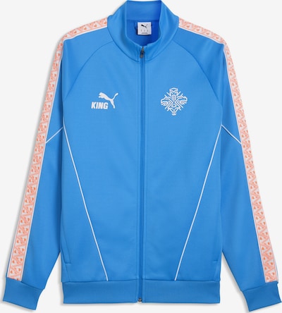 PUMA Trainingsjacke 'Island King Anthem' in XXS in royalblau / himmelblau / kirschrot / weiß, Produktansicht