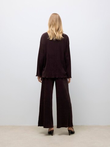 VERO MODA - Pierna ancha Pantalón 'AWUTA' en marrón