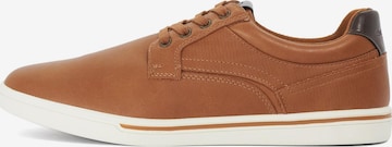 Baskets basses Dune LONDON en marron : devant