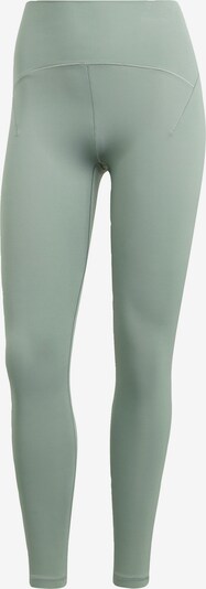 ADIDAS PERFORMANCE Leggings en vert pastel / blanc, Vue avec produit