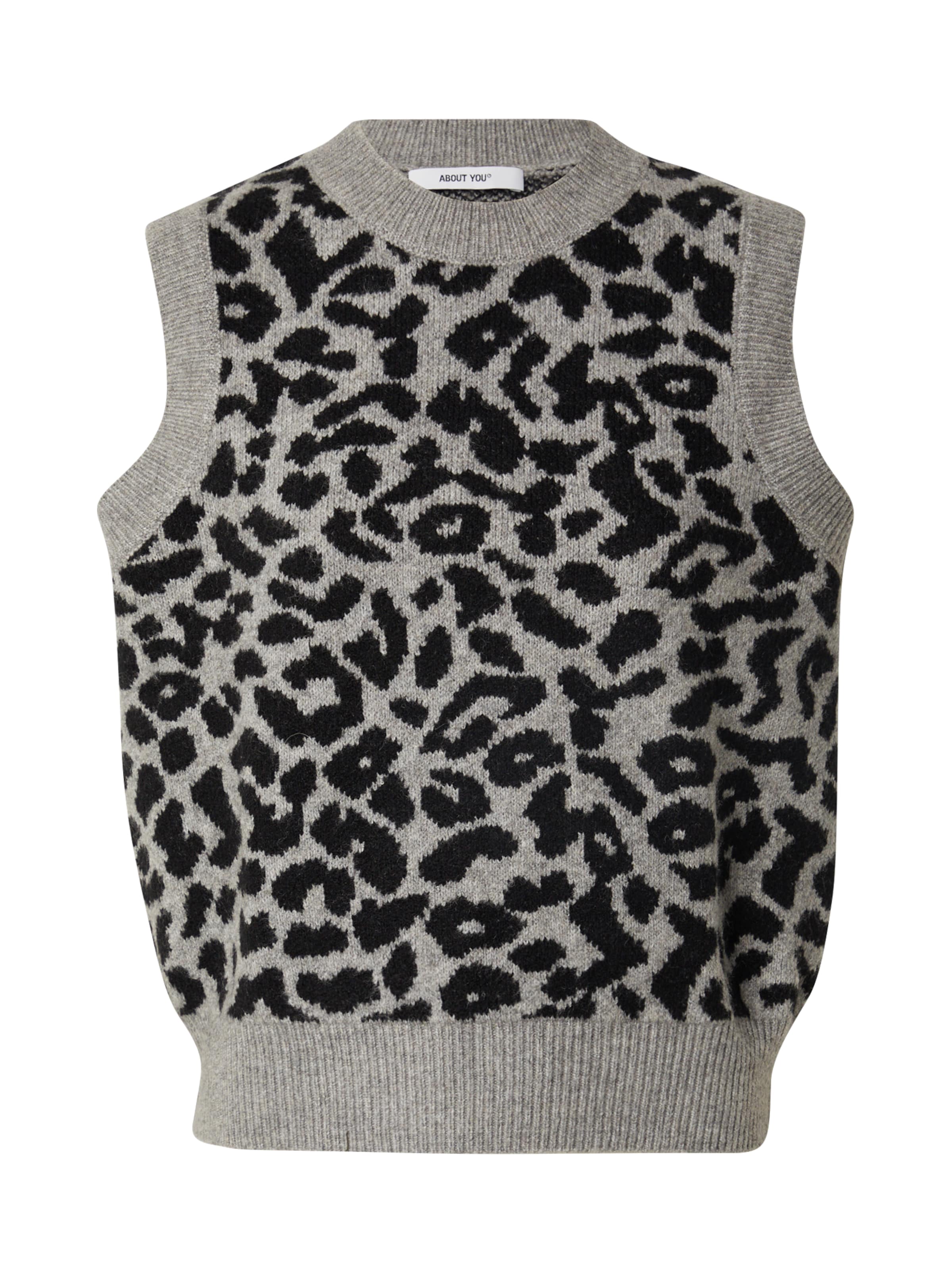 ABOUT YOU Sweater 'Mirell' in Grey: front